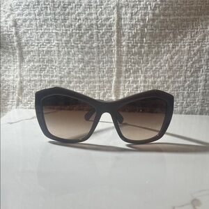 Authentic Chanel taupe Sunglasses with lace on temples 5296 c.1484-S5